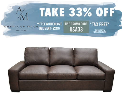 American Made Mount Vernon Studio Sofa