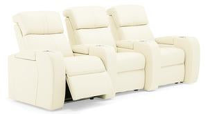 Flicks - Powered Reclining Sofa w/ 2 Straight Console Arm right front view
