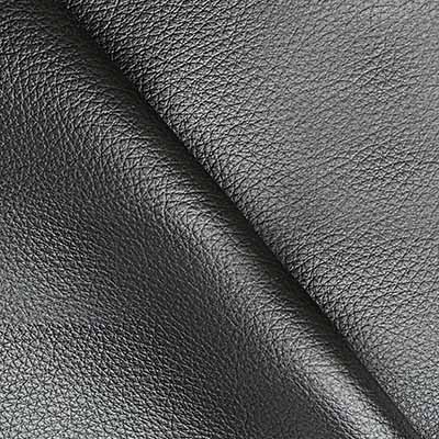 Bison Black leather swatch