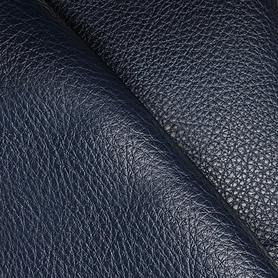 Bison Deep Blue leather swatch