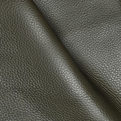 Bison Olive leather swatch