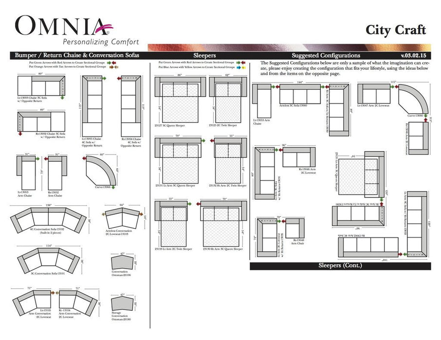 Omnia City Craft Sofa - leatherfurniture