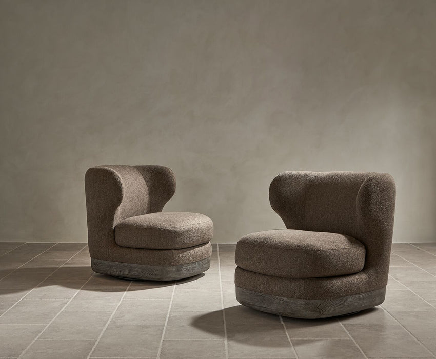 Beck Leather Swivel Chair
