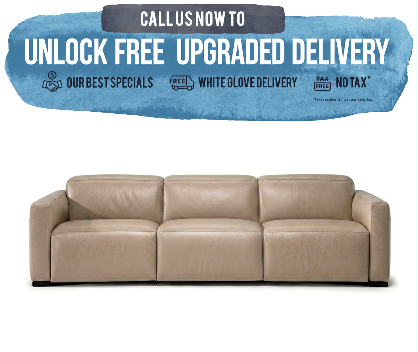 Natuzzi Baltimora C260 Sofa Leather Power Reclining - Leather Natuzzi Baltimora C260 Sofa Leather Power Reclining - Leather