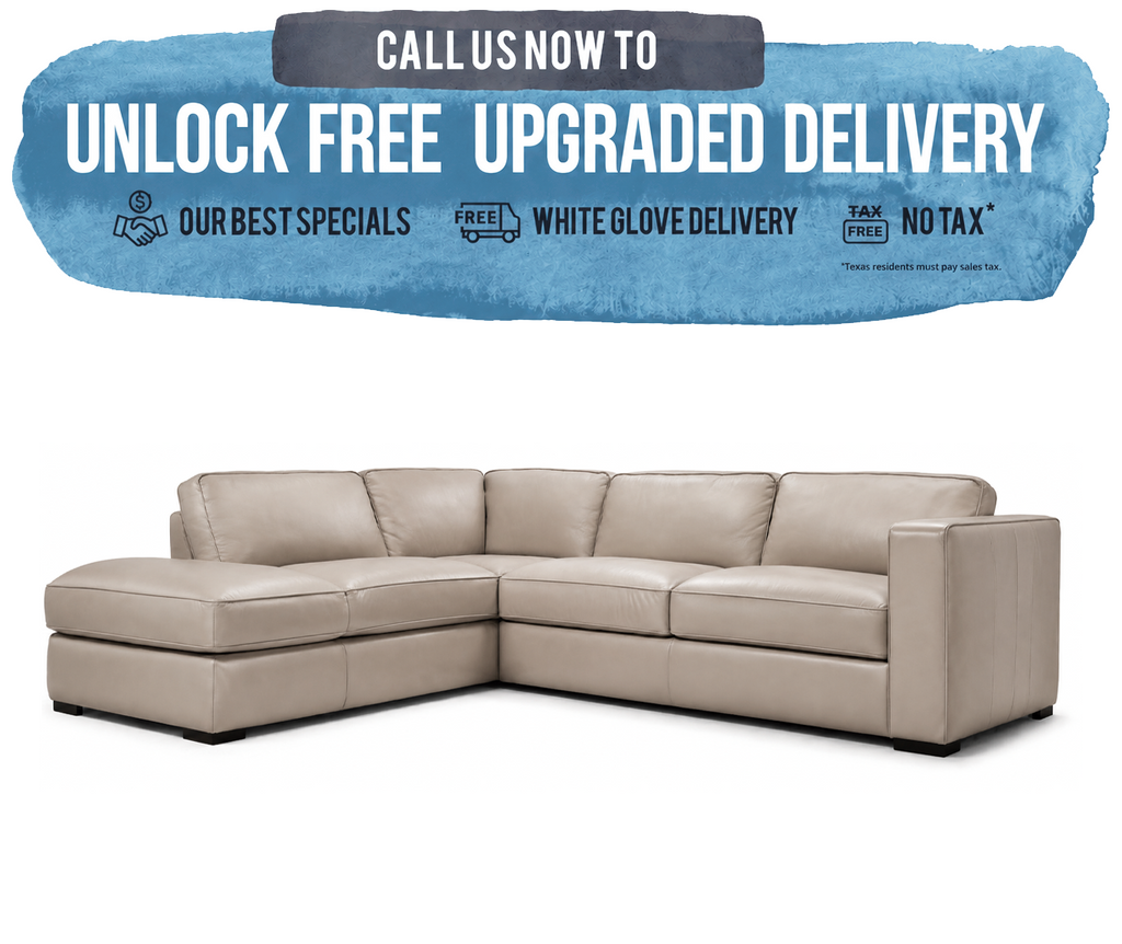 Natuzzi Copenhagen Sectional C274 Leather Reclining Sofa - Leather