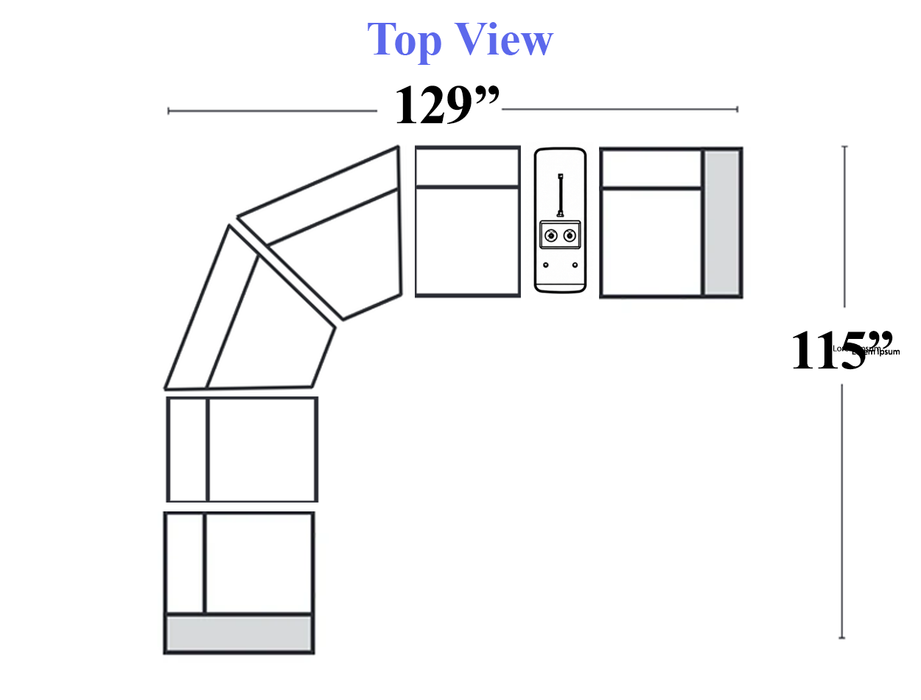Natuzzi Nuvia C328 Reclining Sectional
