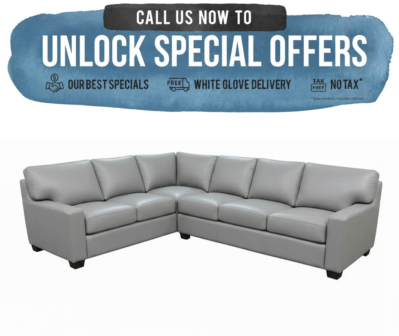 Omnia-Albany-Leather-Sectional