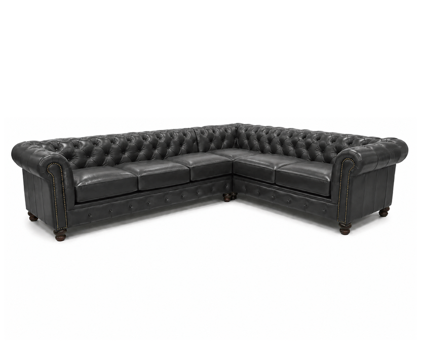 Omnia-Remington-Leather-Sectional