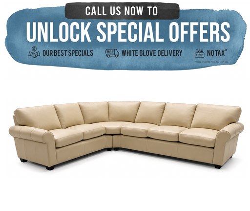 Omnia-West-Point-Leather-Sectional