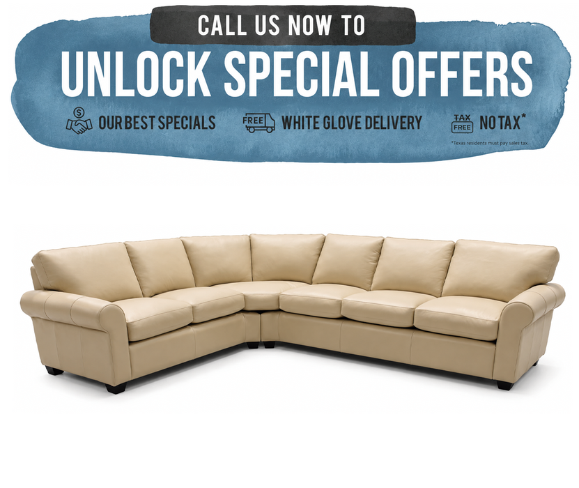 Omnia-West-Point-Leather-Sectional