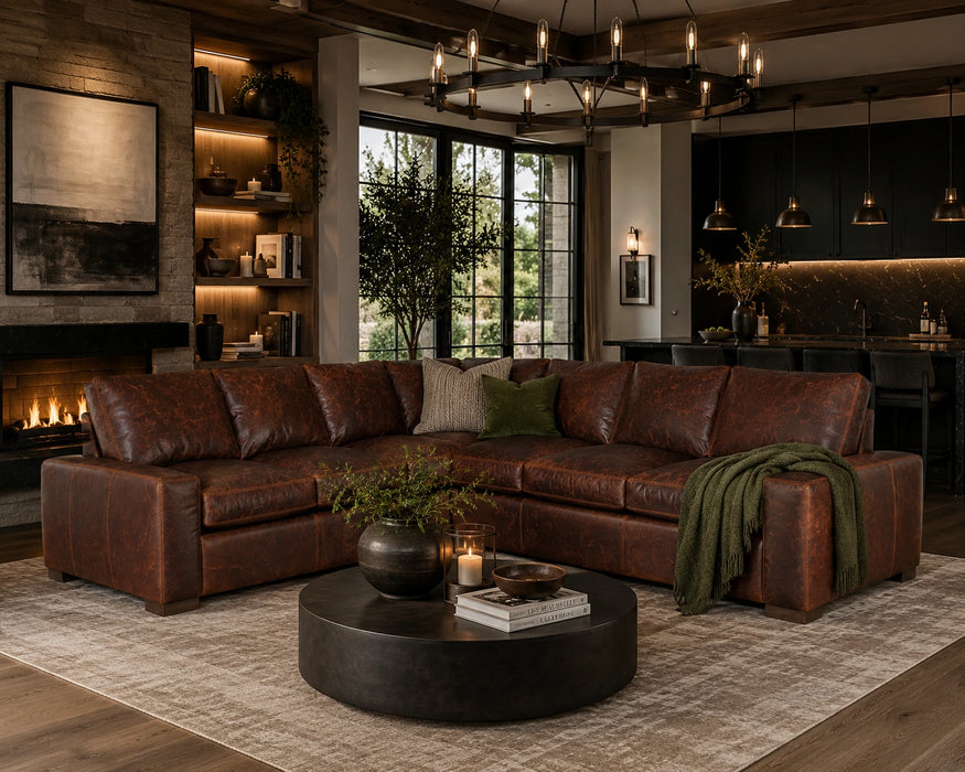 Omnia Max 3 Leather Sectional