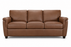 Omnia Stationary Solutions 209 Brown Leather Sofa