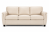 Omnia Stationary Solutions 209 White Leather Sofa