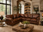 Omnio Laredo Brown Leather Sectional