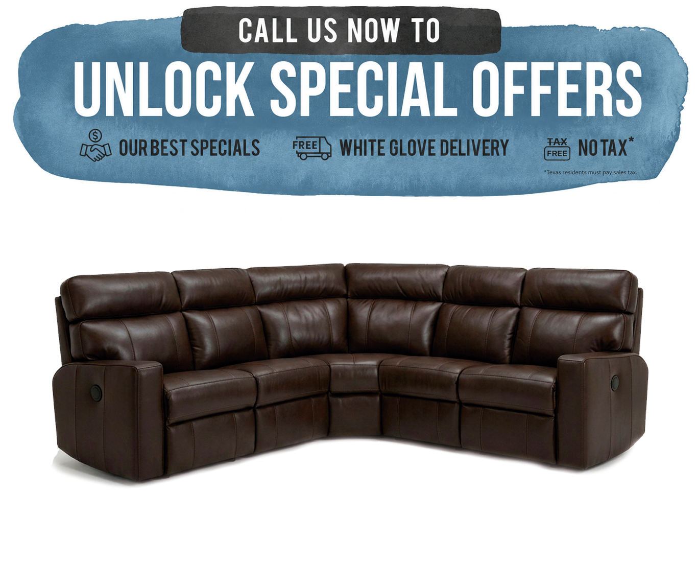 Palliser-Oakwood-41049-Leather-Sectional
