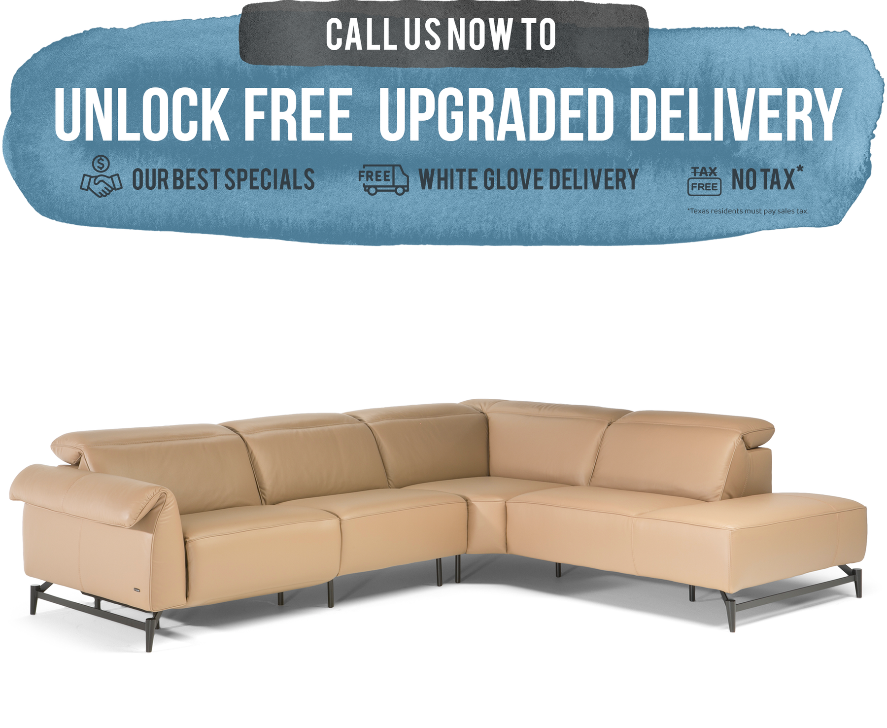 Natuzzi Editions Leggiadro Sectional C143