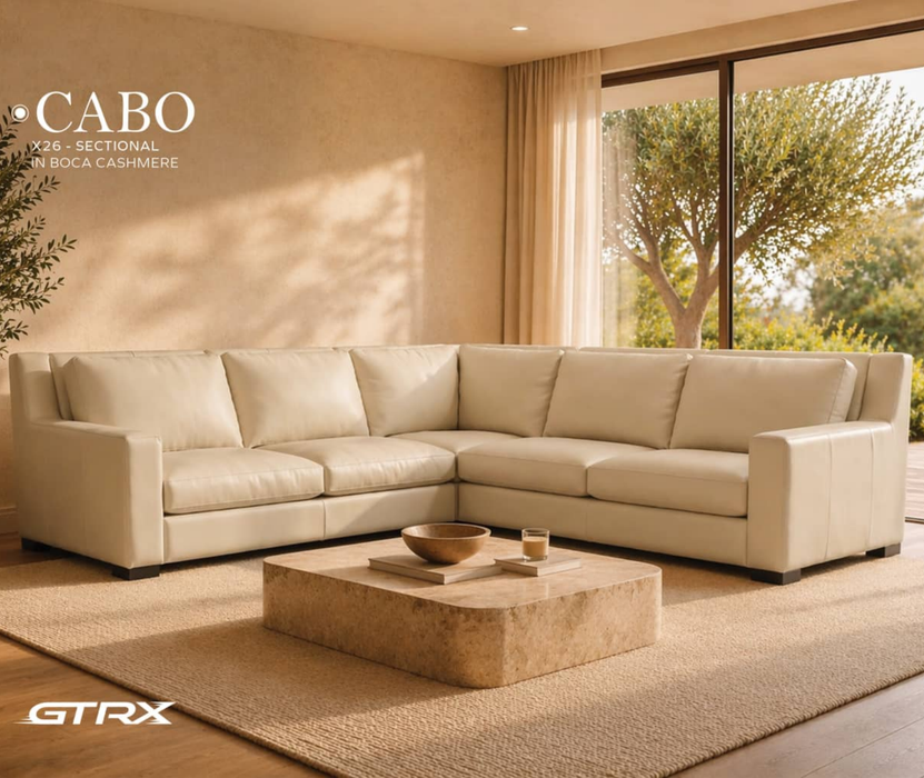 GTRX Cabo X26 Sofa shown in a living room