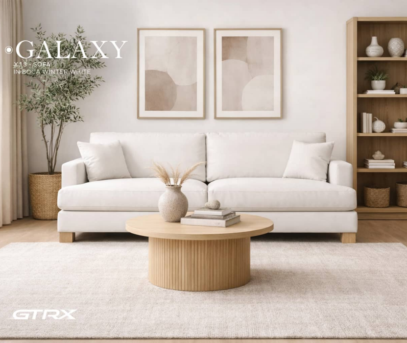 GTRX Galaxy X13 Sofa shown in a living room