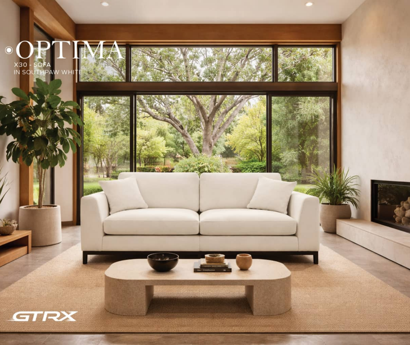 GTRX Optima X30 Sofa shown in a living room