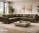 GTRX Optima X30 Sectional shown in a living room