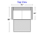 GTRX Phoenix X60 Sleeper Sofa — 40 - Queen Sleeper dimensions