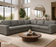 GTRX Rocket X61 Sectional shown in a living room