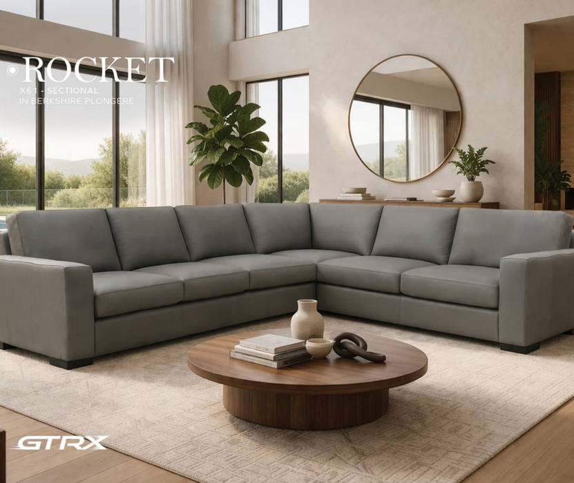 GTRX Rocket X61 Sectional shown in a living room