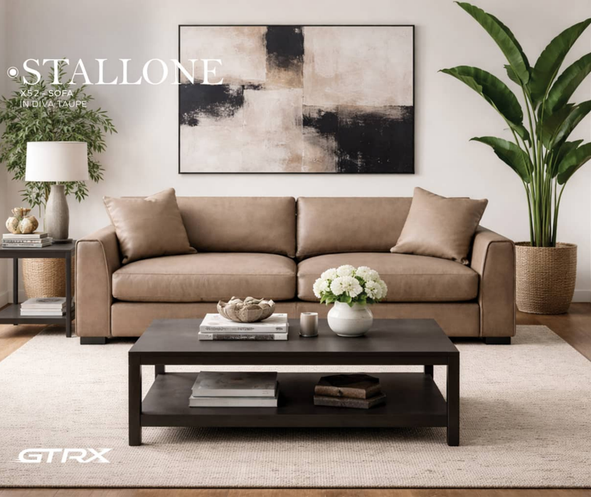 GTRX Stallone X52 Sofa shown in a living room