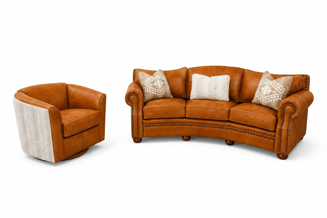 omnia laredo sofa leather Conversation cognac leather