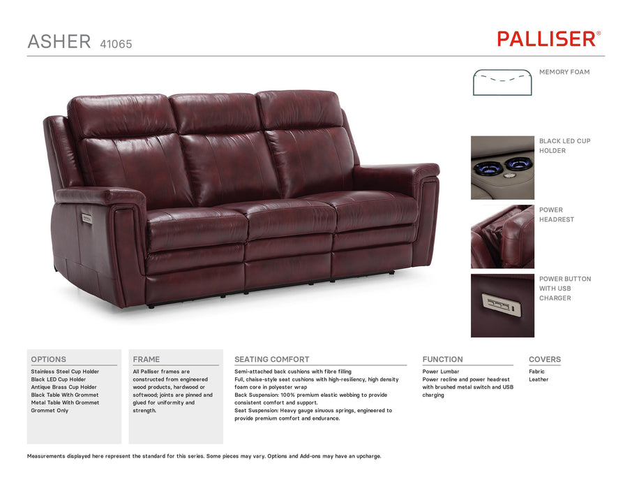 Palliser Asher 41065 Sectional