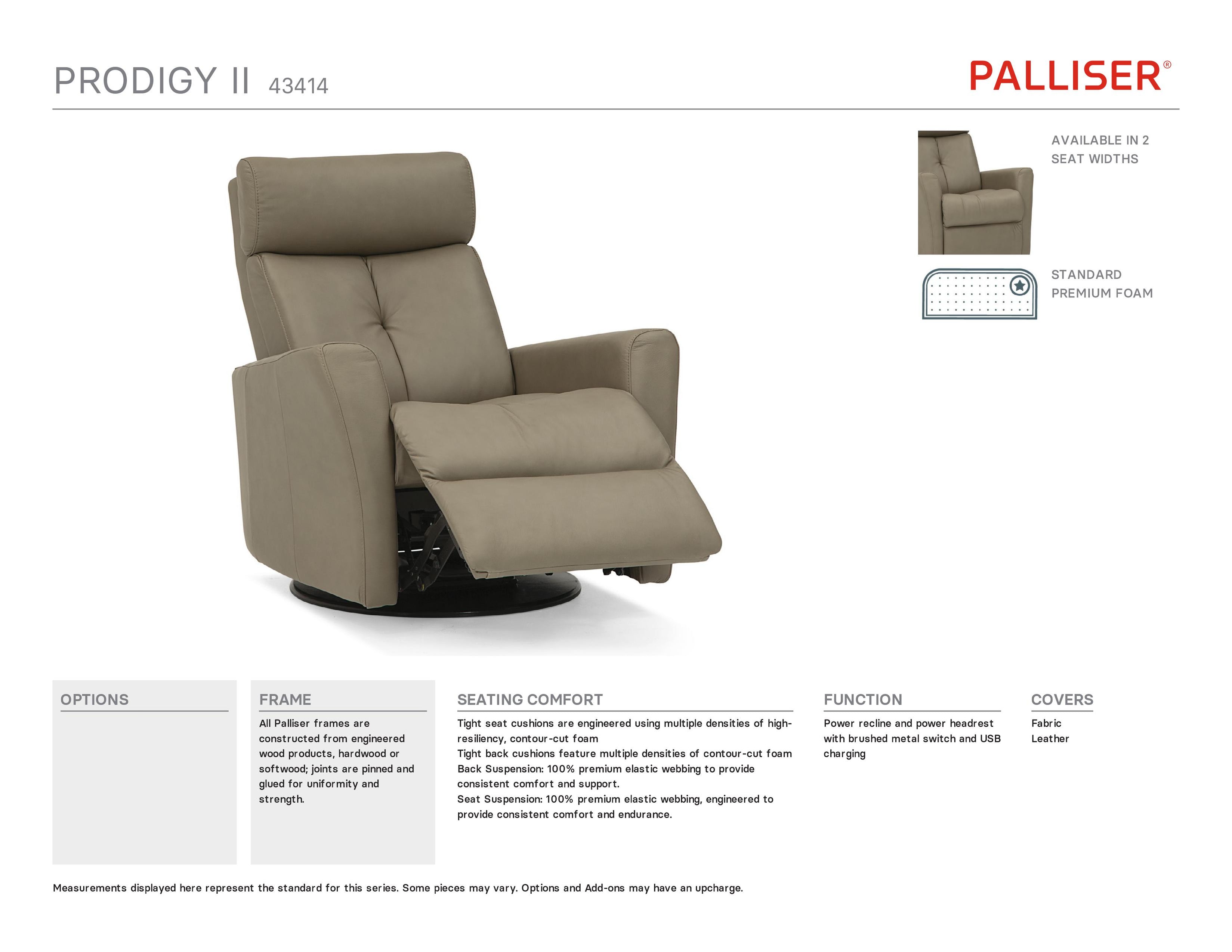Palliser Prodigy II Recliner Leather Furniture