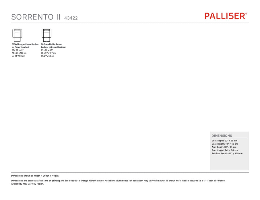 Palliser Sorrento II Recliner