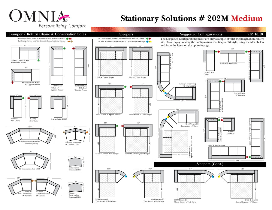 Omnia Stationary Solutions 202 - leatherfurniture