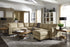 Juno - example living room w/ Left Arm Sofa W/ Return, Armless Loveseat, Right Arm Chaise