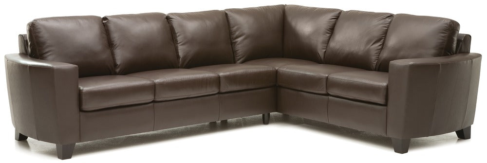 Leeds - Left Arm Sofa, Corner Curve, Right Arm Loveseat front view