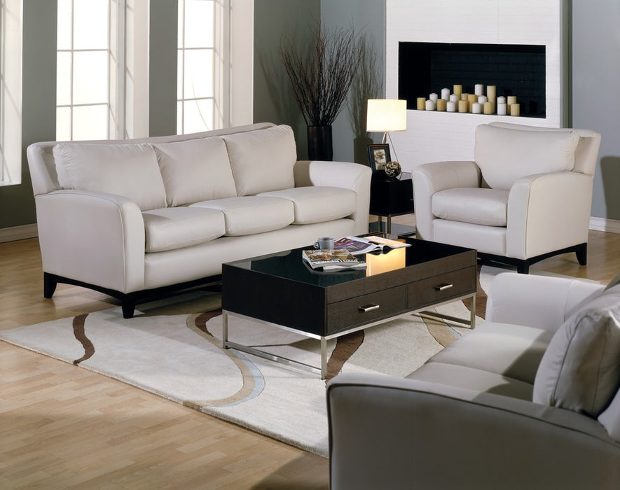 India - example living room w/ 3 cushion sofa and Armchair