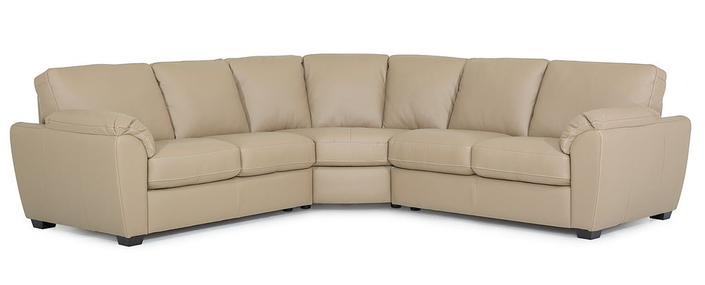 Lanza - Left Arm Sofa, Corner Curve, Right Arm Sofa front view