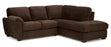 Lanza - Left Arm Sofa, Right Arm Chaise front view
