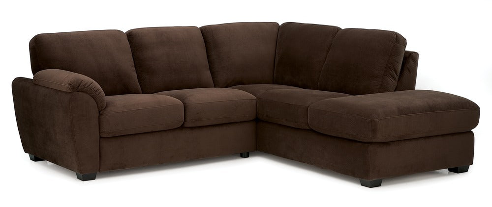 Lanza - Left Arm Sofa, Right Arm Chaise front view