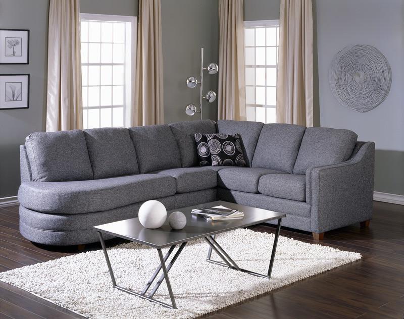 Corissa - example living room Left Arm Chaise, Right Arm Sofa 
