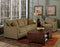 Corissa - example living room w/ 3 cushion sofa and Armchair