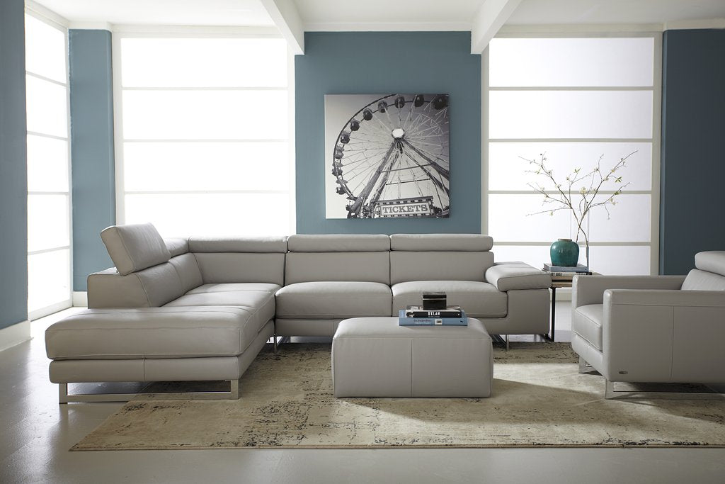 Natuzzi Saggezza Sectional B619 - leatherfurniture