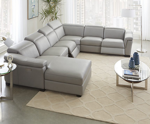 Omnia Bergamo Ponza Sectional - Customize Yours Today - Leather Omnia Bergamo Ponza Sectional - Customize Yours Today - Leather