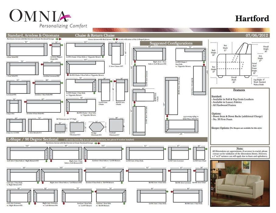 Omnia Hartford Sectional - leatherfurniture