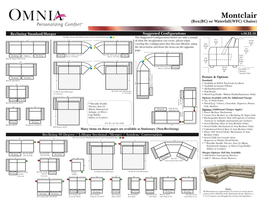 Omnia Montclair Sofa - leatherfurniture