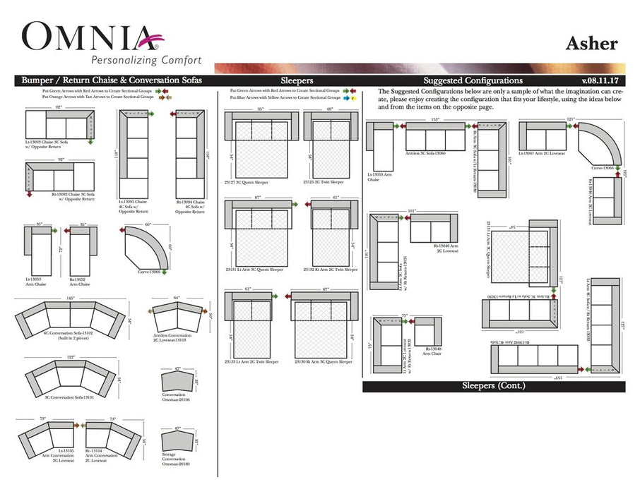 Omnia Asher Sofa - leatherfurniture