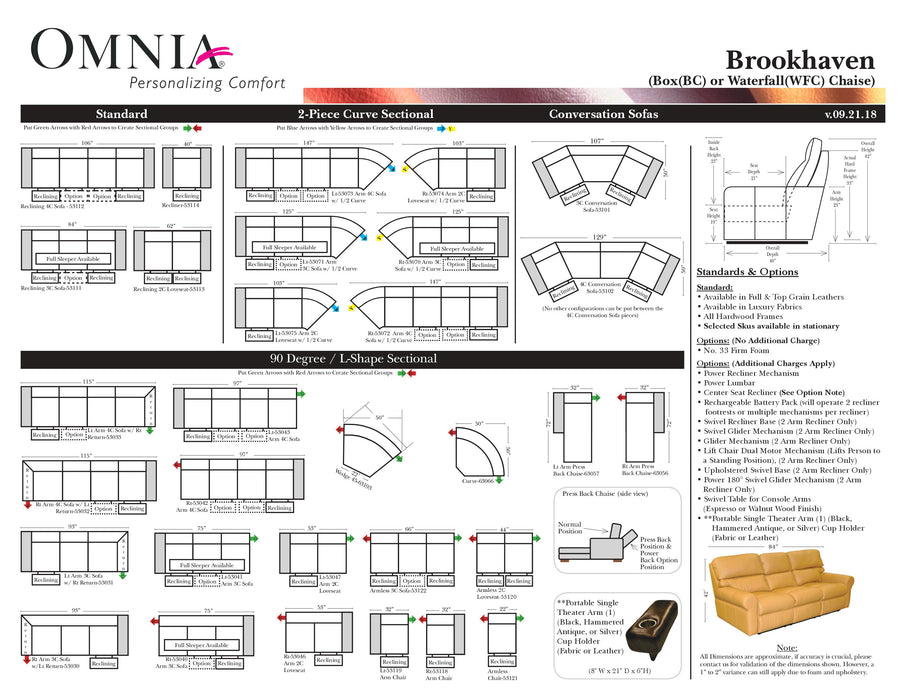 Omnia Brookhaven Sofa - leatherfurniture