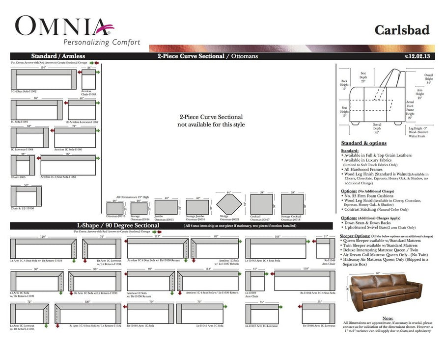Omnia Carlsbad - leatherfurniture