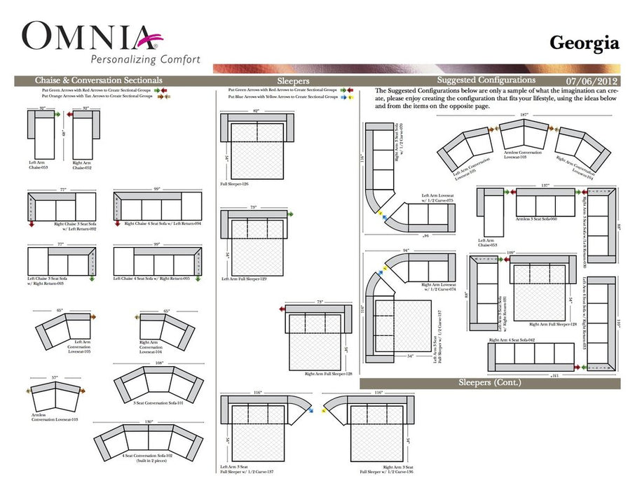 Omnia Georgia Sofa - leatherfurniture