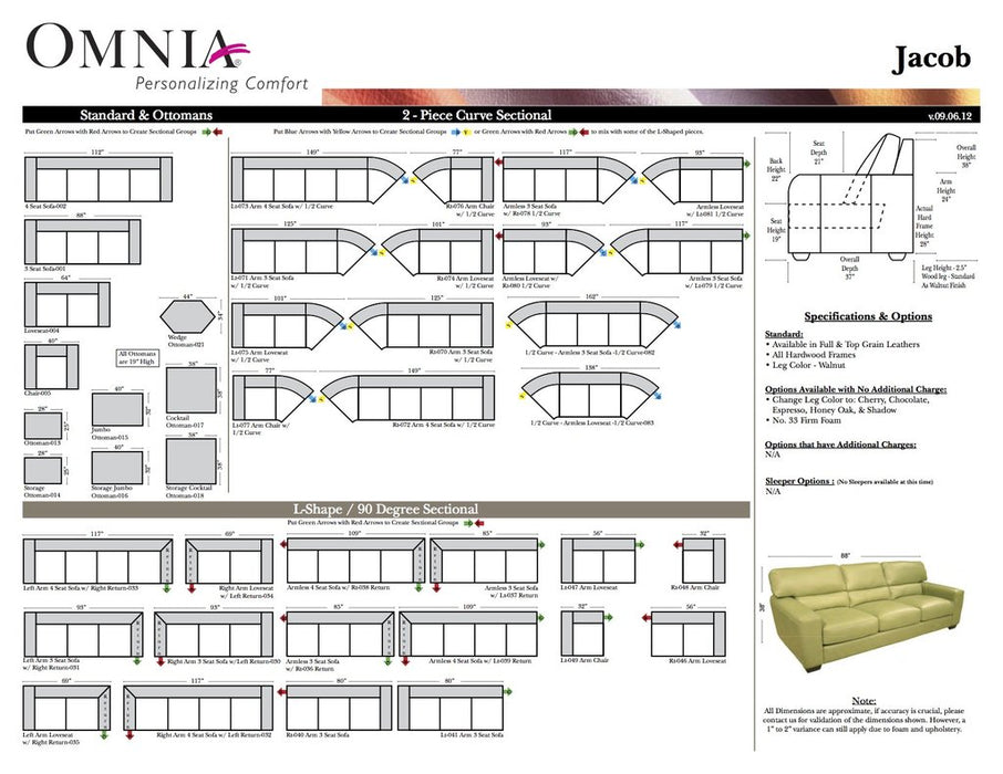 Omnia Jacob Sofa - leatherfurniture